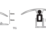 TTG - Rampa Pivotante en Aluminio /  Base + Pin + Tope