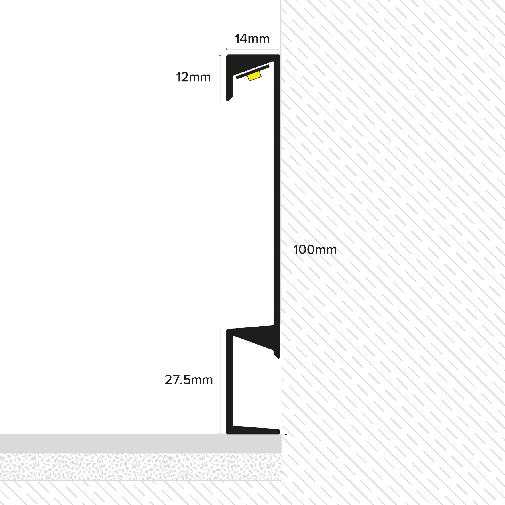 Guardaescobas LED Universal